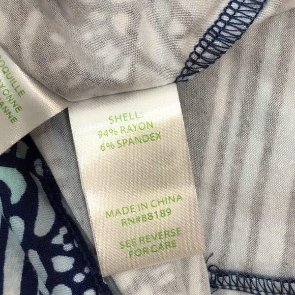 Lilly Pulitzer blue stripe knit shift dress M - Picture 8 of 10